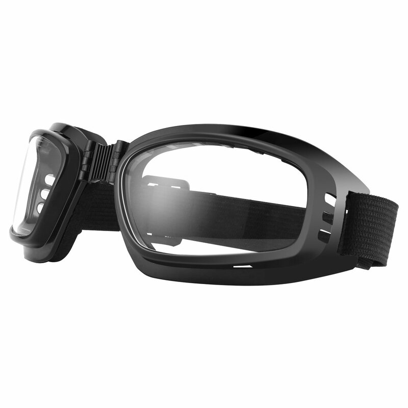 Gafas plegables Vintage para motocicleta, gafas a prueba de viento para esquí, Snowboard, carreras todoterreno, gafas a prueba de polvo