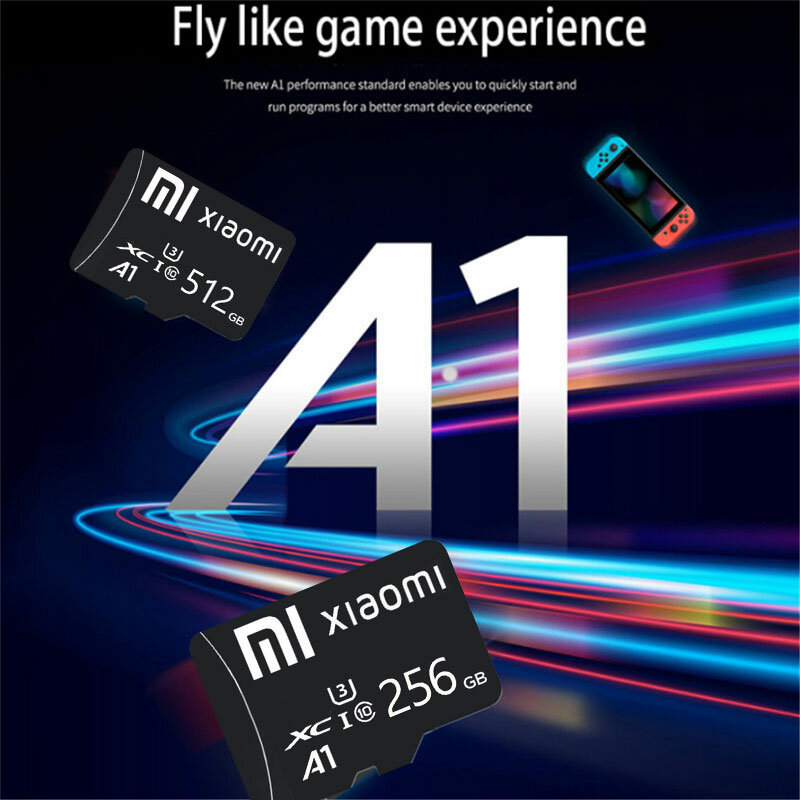 Mijia-Xiaomi高速メモリカード,cam,dji,Nintendo,Switch,tfカード,a2,4k hd,テラバイト,128GB