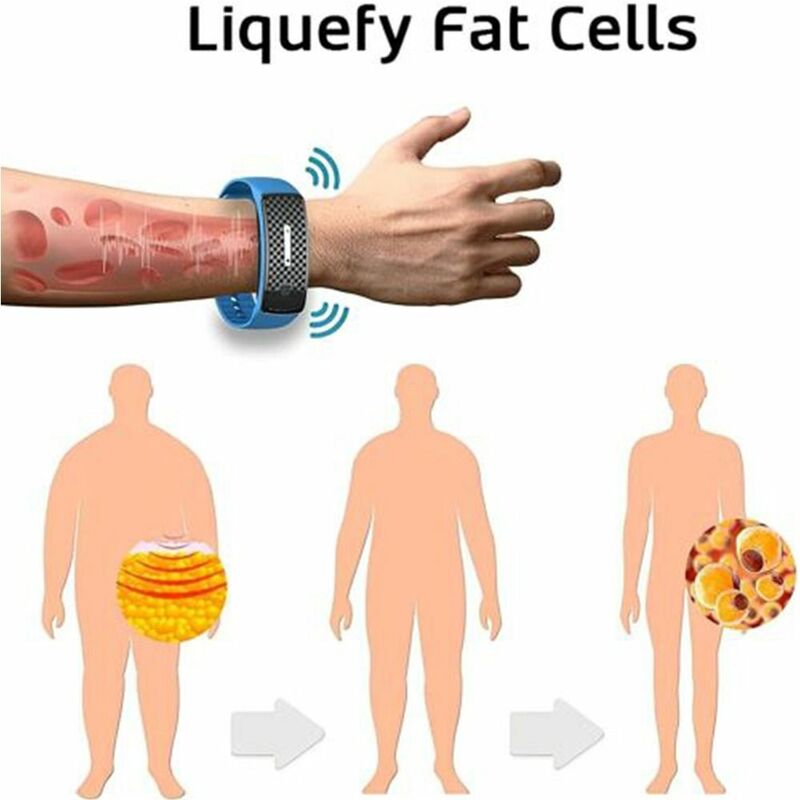 New Health Magnetic Body Shape Wristband braccialetto ad ultrasuoni braccialetto disintossicante linfatico braccialetti intelligenti