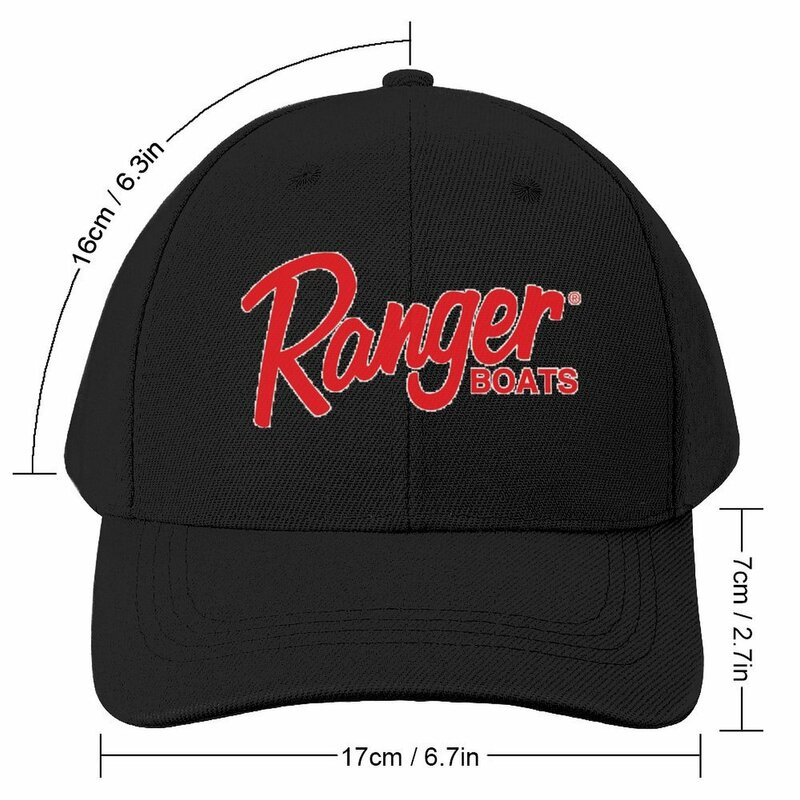 Ranger gorra de béisbol para hombre y mujer, gorro de lujo para pescar en bote, Color Rojo