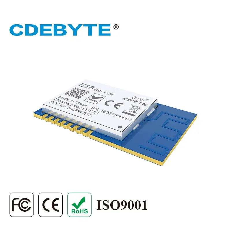 4ชิ้น/ล็อต Zigbee IO CC2530 2.4Ghz 2.5MW เสาอากาศ PCB IoT E18-MS1-PCB Mes เครือข่ายไร้สายโมดูลรับสัญญาณ