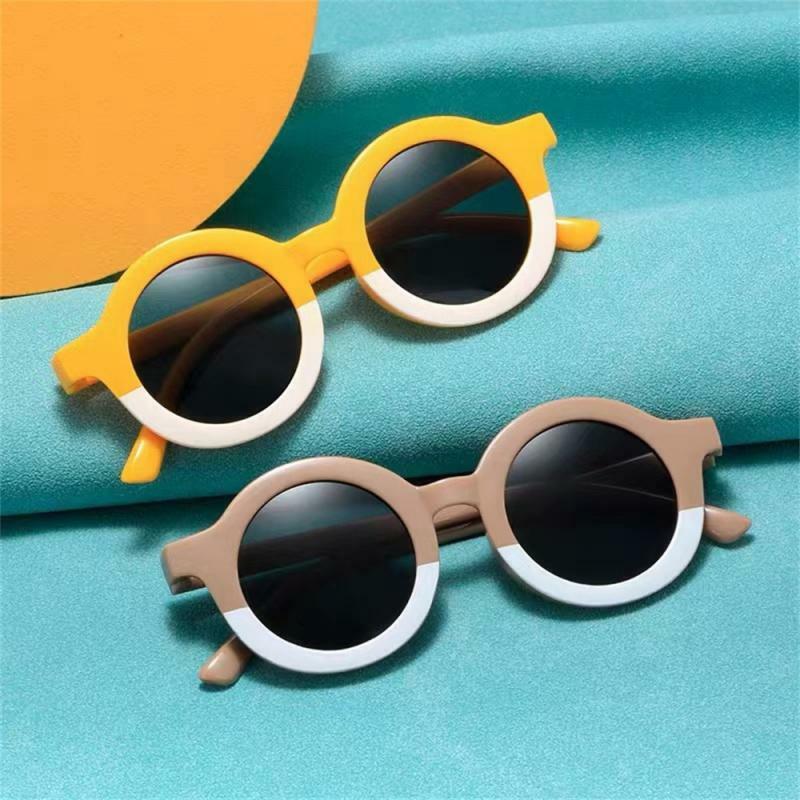 Adorabili bambini occhiali da sole per bambini occhiali da sole Vintage per bambini protezione UV occhiali classici per bambini puntelli per foto accessori fotografici