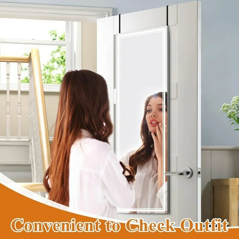 Wall Mounted Door Hanging Mirror Mirror Full Body Silver Freight Free Living Room Furniture Home