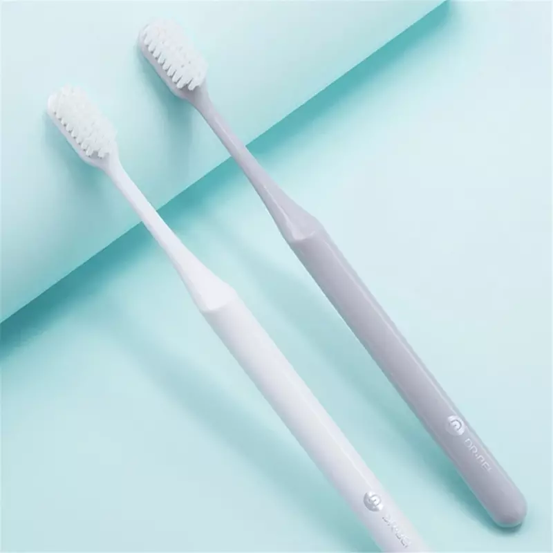 Dr bei-大人用歯ブラシ,2色,大人と若者向け,口腔洗浄,口腔衛生,歯付き歯ブラシ