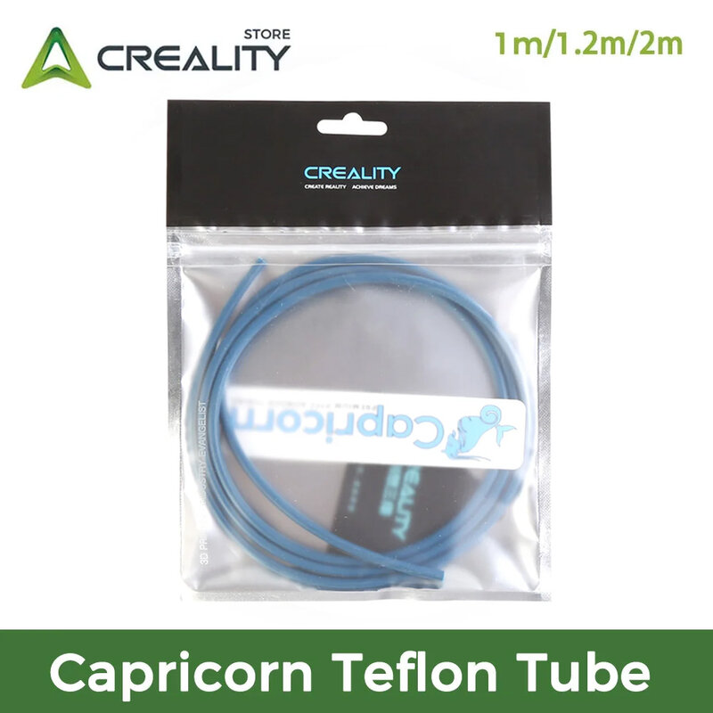 Creality untuk 1M/2M Capricorn Bowden PTFE Tubing 3D Printer bagian biru untuk 1.75mm filamen Premium PTFE Resin impor dari Jepang