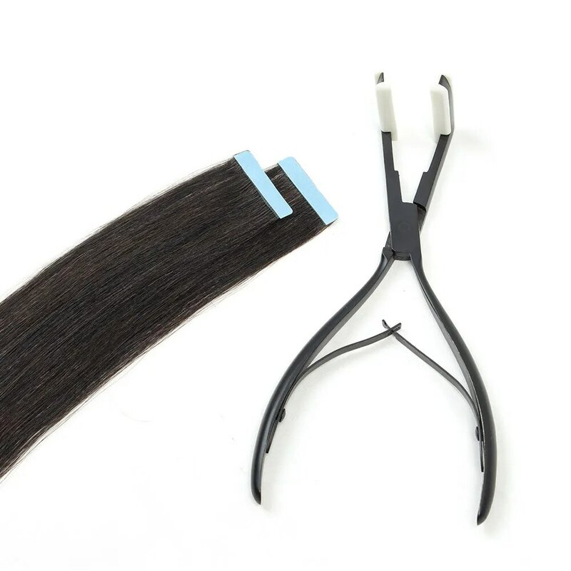ヘアエクステンション,人間の髪の毛の延長ツール,理髪アクセサリー,トングのテープ