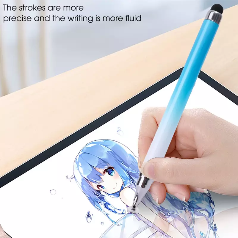 Penna stilo universale 2 in 1 per Smart Phone Tablet disegno matita capacitiva penna Touch Screen Mobile Android per Iphone Samsung