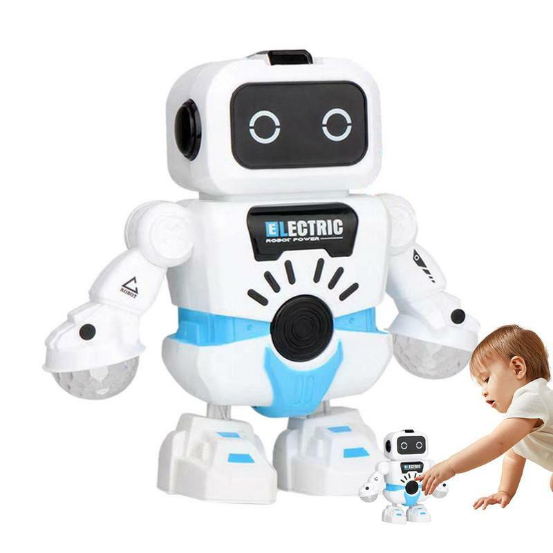 Танцевальный робот, игрушка, изысканный внешний вид, искусственные глаза, танцевальный и звуковой ультра-футуристический космический DJ робот, подарок для детей, мальчиков, девочек
