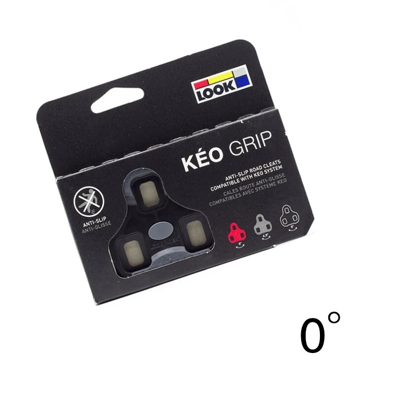 LOOK Keo-tacos de SPD-SL para ciclismo, calas antideslizantes con autobloqueo, compatibles con Look Keo