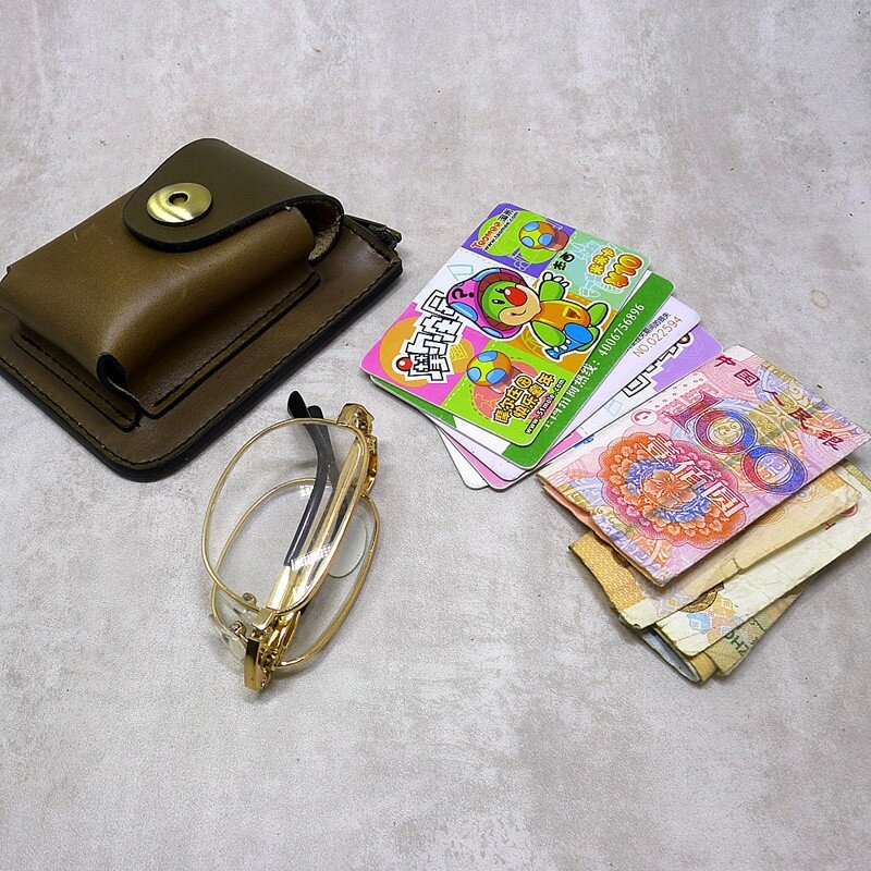 Многофункциональная Кожаная поясная сумка Blongk для мужчин и женщин, чехол на молнии с отделением для карт и удостоверения личности