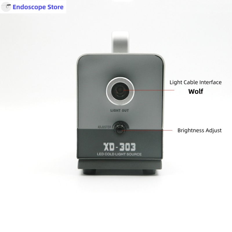 กล้องจุลทรรศน์ส่องตรวจ LED ขนาดเล็กแบบพกพาทางการแพทย์แหล่งแสงพอดีกับหมาป่าออกแบบได้ตามต้องการ