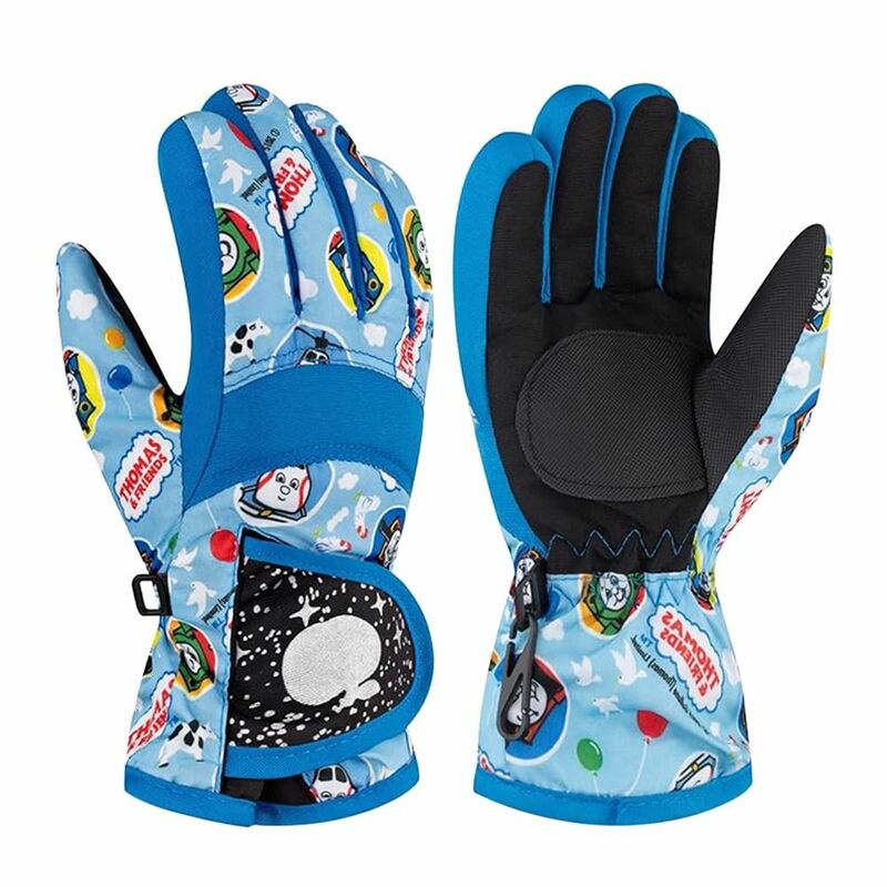 Ветрозащитные детские лыжные перчатки новые модные плотные теплые водонепроницаемые зимние теплые Нескользящие Детские перчатки Зимние Необходимые