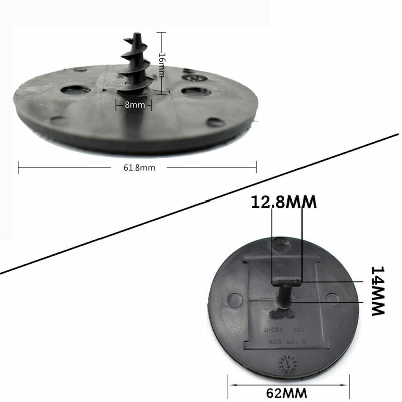 2pcs Floor Mat Clip T Anchor Plate Lock For BMW F10 F11 E65 E66 07149166609 In-car Floor Mat Fixing