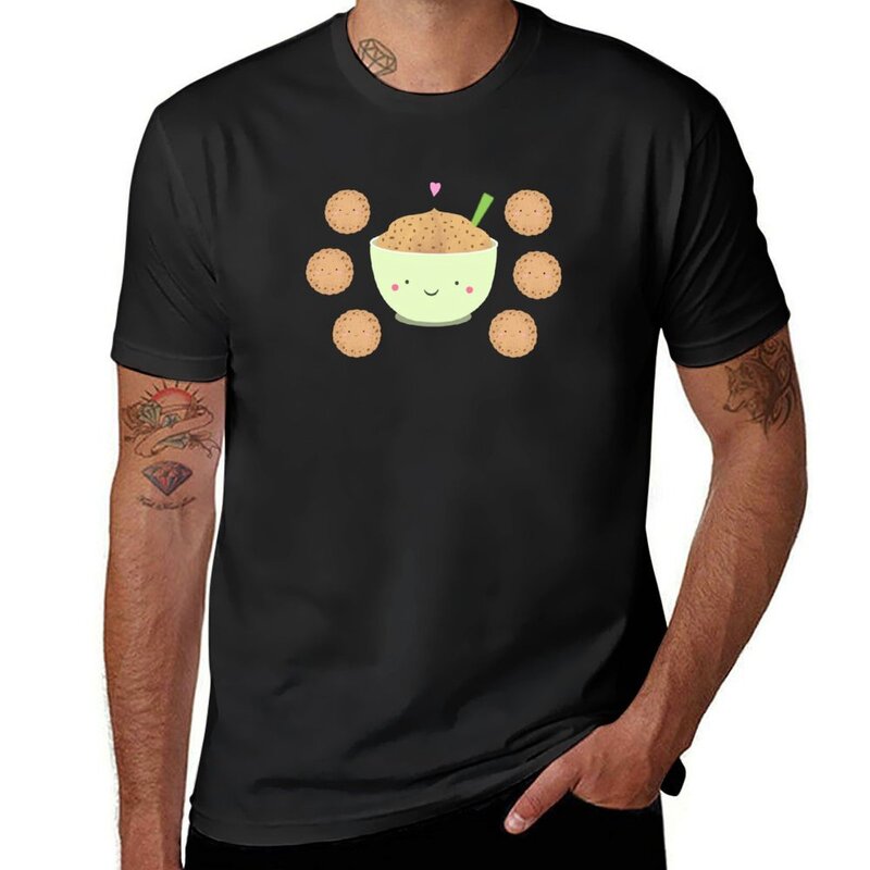 T-shirt con ciotola di pasta per biscotti moda coreana vestiti carini vestiti anime t-shirt da uomo personalizzate
