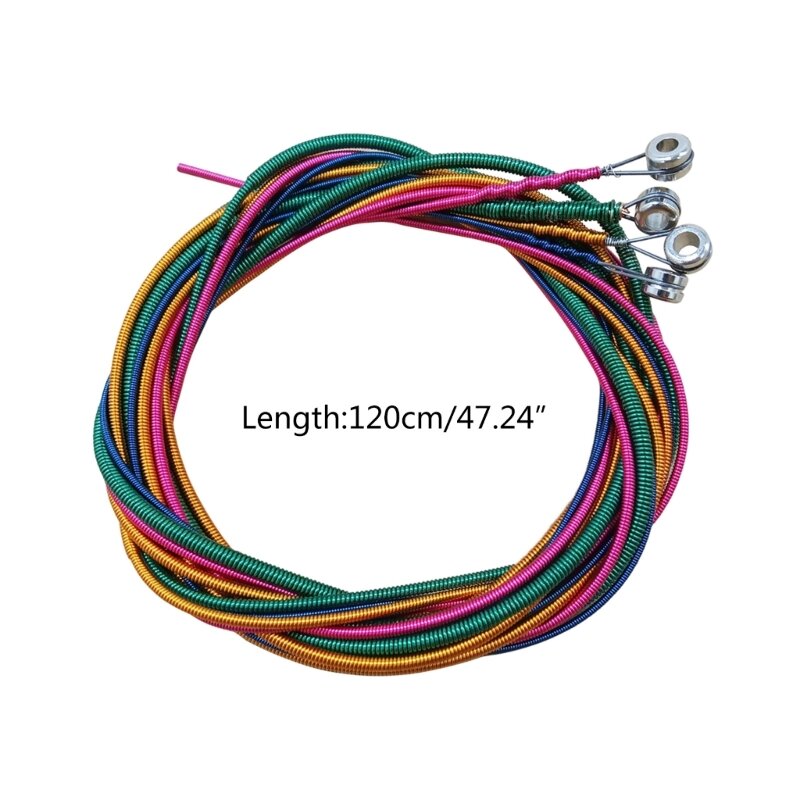 Corda para baixo elétrico 4 cordas Corda para baixo elétrico Colorful Conjunto cordas para baixo elétrico cabeça