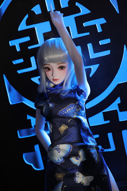 Huanchun 1/3 tamanho 58cm silicone completo personalizado japonês anime tequlia boneca com esqueleto de metal adorável figura de ação