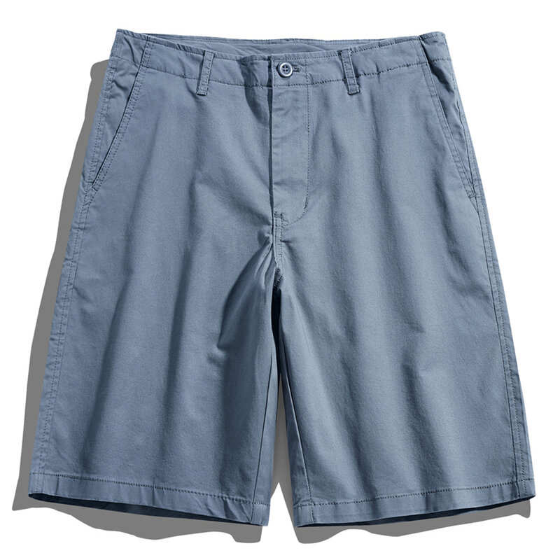 Einfarbige Shorts Männer Sommer kurze Hosen Mode lässige Shorts männlich Sommer kurze Unterseite schwarz Khaki