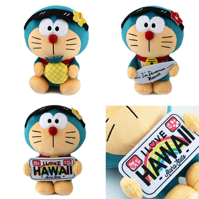 Doraemon Anime Figuren Plüschtiere Stofftier Kawaii 20cm Glättung Spielzeug Tiere Puppen Weihnachten Geburtstags geschenke