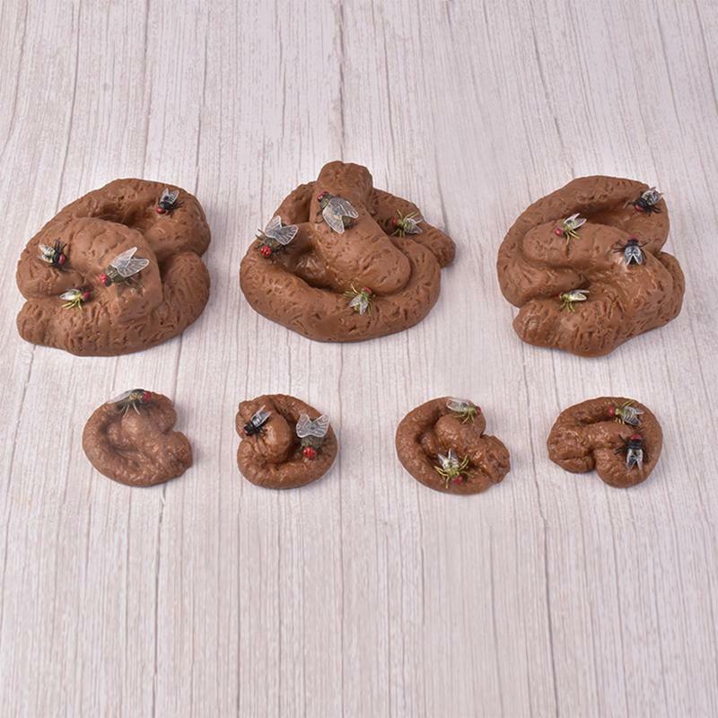Fake Poop Funny Fidget Toy Halloween Decorations Poop Toys Realistic Prank Props Tricky Toy Halloween Accessories