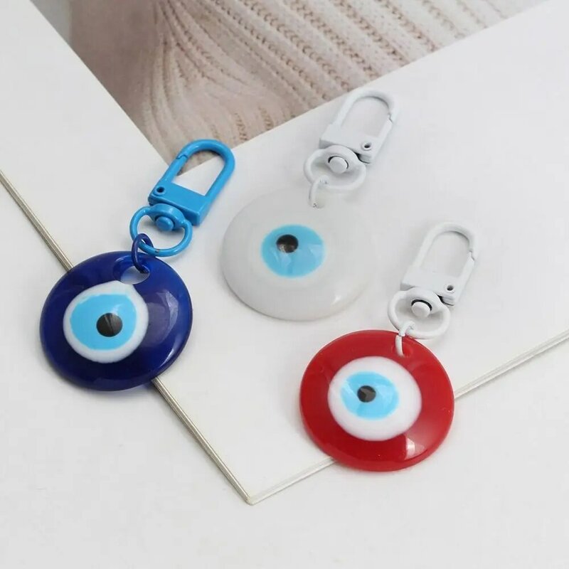 Zaino Charms Demon Eye portachiavi gocciolante olio resina turco Blue Eye ciondolo stile coreano portachiavi ornamenti decorazione