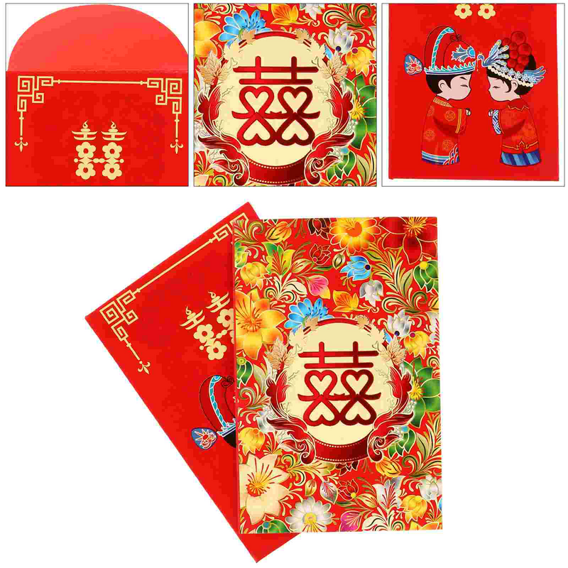 Mini rote Umschläge praktische Geldbörsen festliche rote Umschläge Hochzeits geschenk Geld Taschen kreative Geld Taschen rote Umschläge