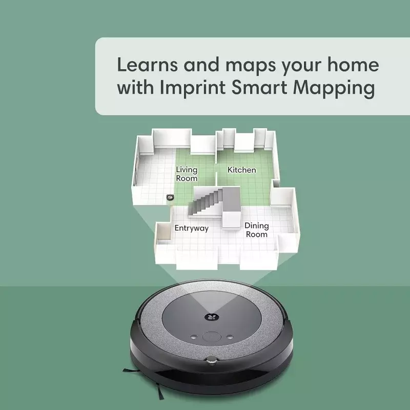 iRobot Roomba Combo i5  Self-Emptying Robot Vacuum and Mop, Clean by Room with Smart Mapping, Empties Itself for Up to 60 Days,