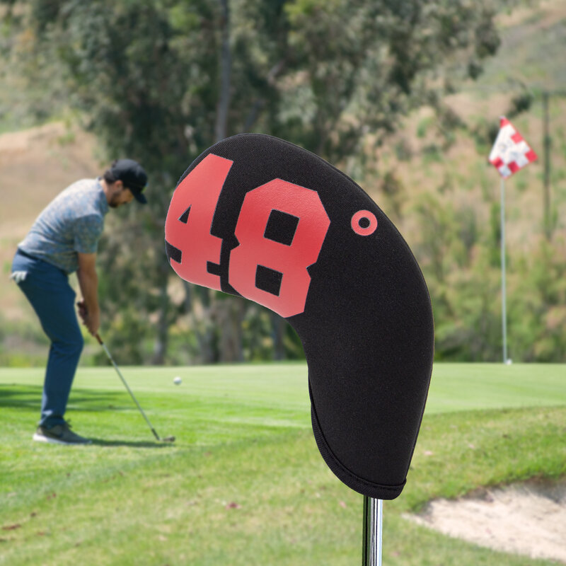 4/10pcs Golf Eisen Abdeckung Keile Schlägers chutz Kopf bedeckung Golf Kopf bedeckung Golf Zubehör neues High-End-Tauch material