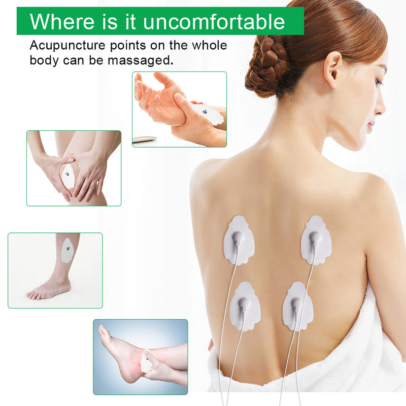 10/20Pcs Hohe Qualität Nerve Stimulator Silikon Gel Elektrode Pads für Tens Elektroden Digitale Therapie Maschine Körper Massage werkzeug