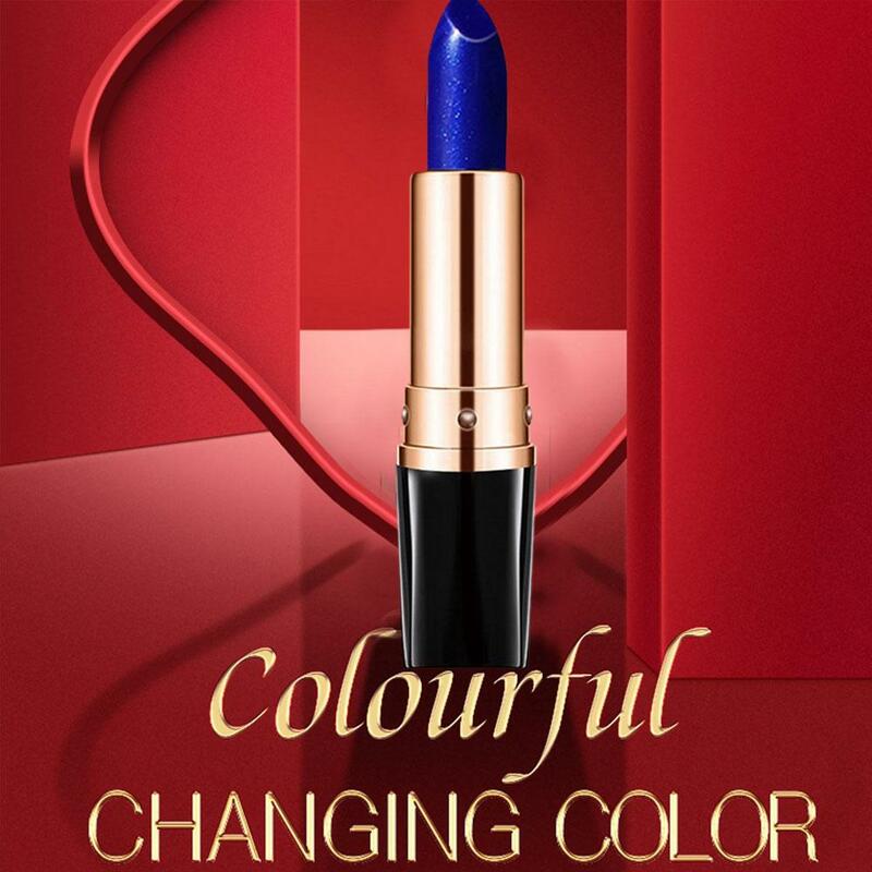 Portable Long Lasting Moisturizing Temperature Change Lipstick Lip Stick Non-Stick Cup Makeup Lip Tint Beauty Cosmetic For B3C4