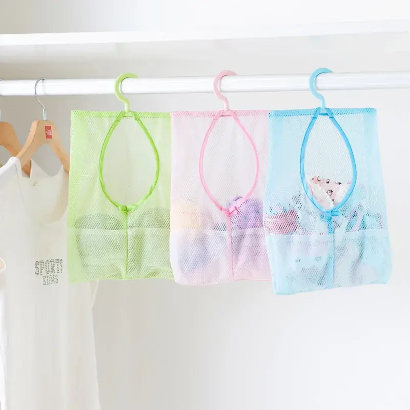 욕실 아기 장난감 가방, 다기능 걸이식 보관 그물 가방, 어린이 목욕 환경 보호 그물, 어린이 장난감 바구니, 1 개
