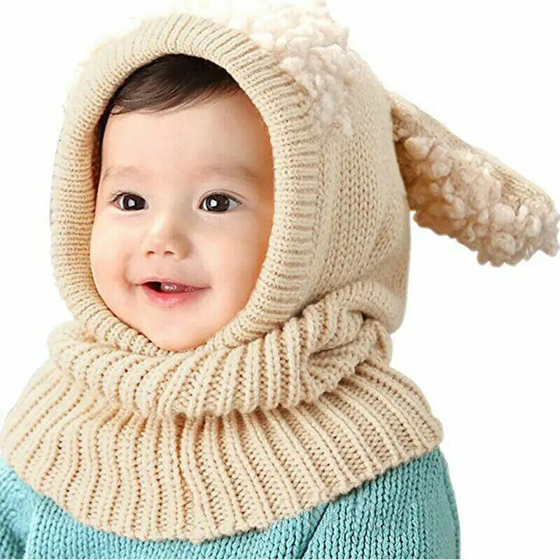 2022 crianças chapéus pom pom chapéu de bola crianças gorro boné meninas meninos inverno quente lã com capuz chapéu do bebê cachecóis da criança bonés