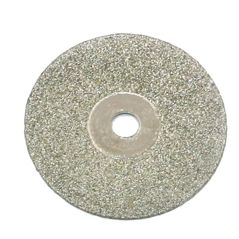 Herramienta rotativa de taladro de disco de hoja de corte, ejes de eje de corte, 10 x discos de corte, 2 x ejes de eje, 22mm, fabricación de joyas DIY