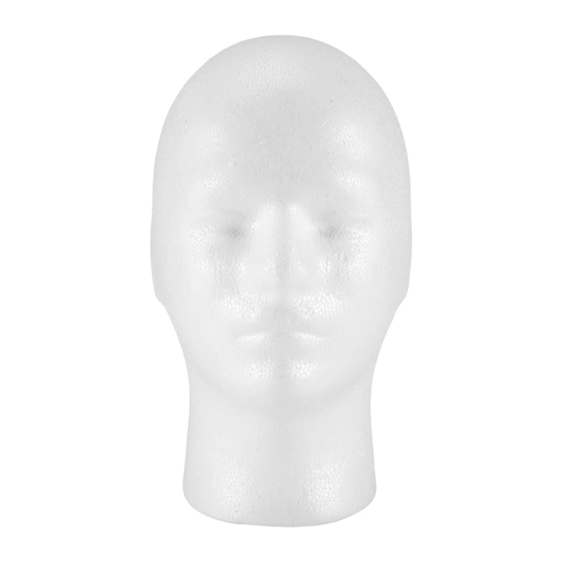 1X Male Female Foam Styrofoam Mannequin Manikin Head Stand Model Wig Hat Display, #2