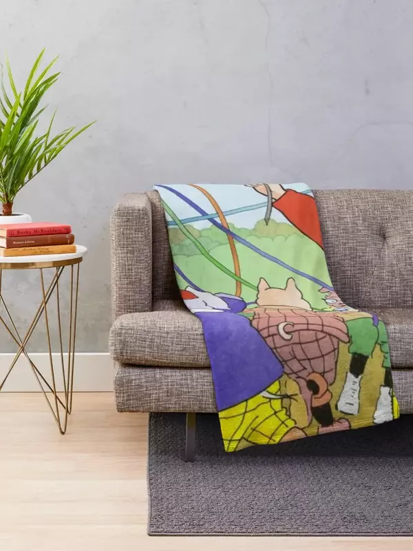 Rupert Bear Throw Blanket sofá gigante, sofás esponjosos, cama a cuadros, mantas decorativas para sofá