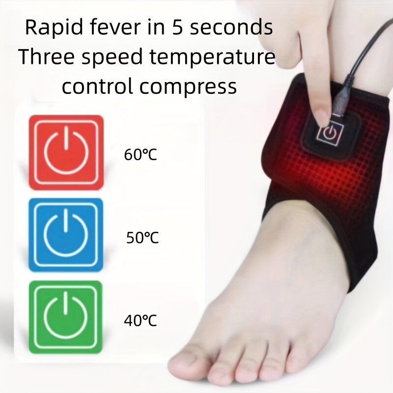Proteção elétrica do tornozelo do aquecimento, Compressa quente, Joint Warm, Outdoor Sports Massage, Proteção fria