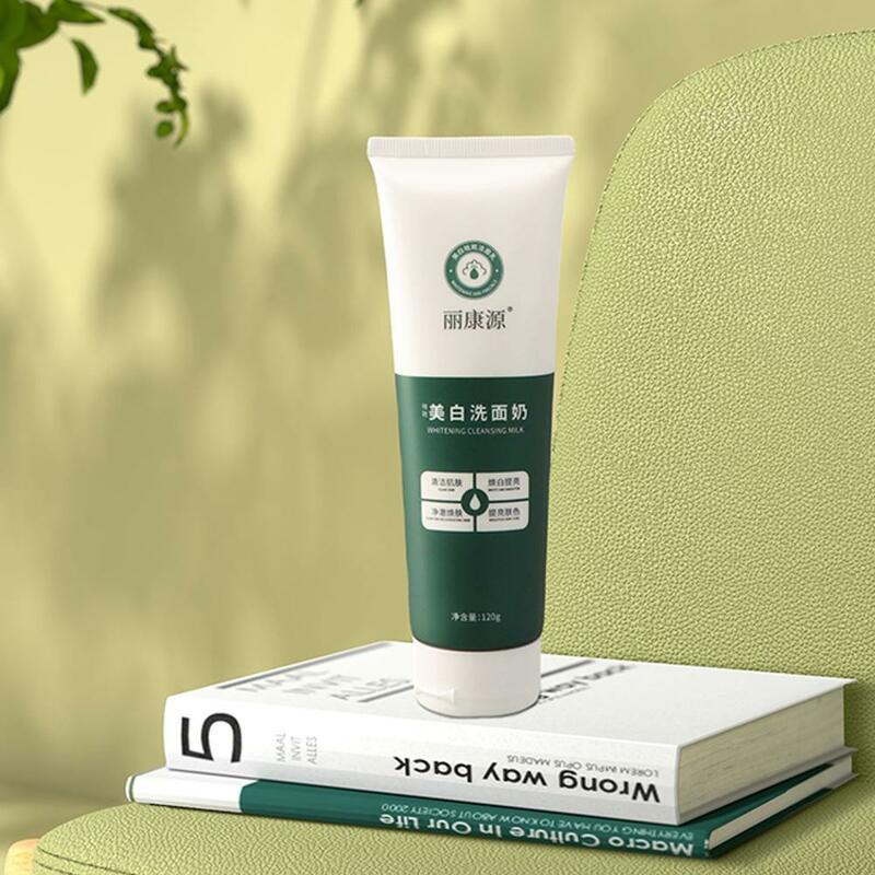 120g Whitening Facial Cleanser Skin Hydrates Amino Moisturizes Cleansing Deep Acids Pore Face Refining Wash Foaming V9P7