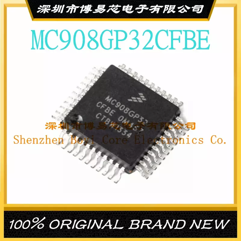 Original Genuine incorporado microcontrolador Chip, MC908GP32CFBE embalado QFP-44, MC908GP32CFBE