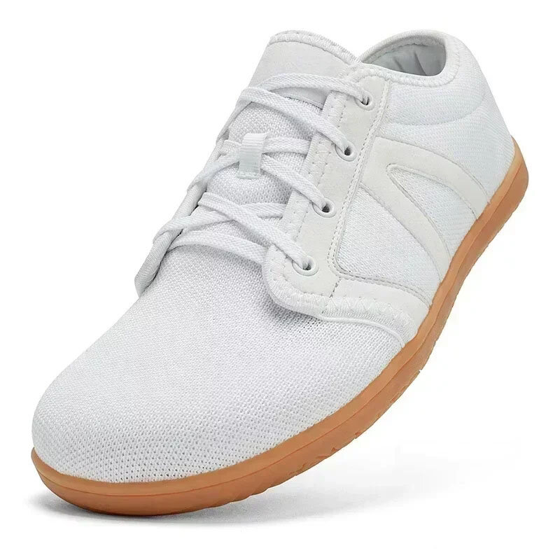 2024 Wide Toe Barefoot Shoes For Men Zero Drop Men's Original Casual Comzy Trekking Trail Running Mesh Breathable Sneakers