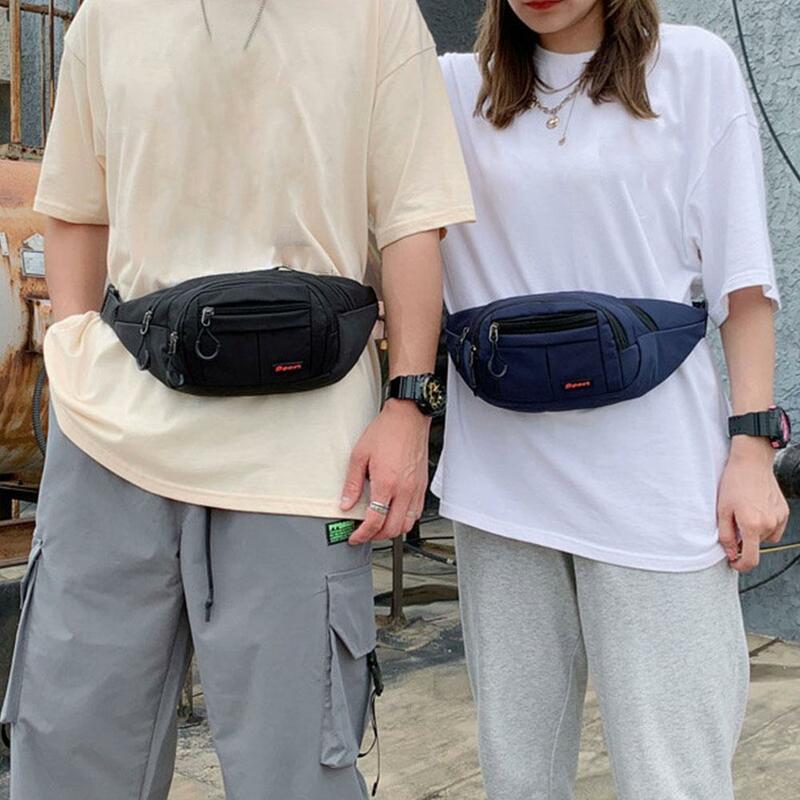 Grande Fanny Pack para Homens e Mulheres, Cintura, Bolsa de Ombro, Bolsa para Telefone, Bolsa para Cinto de Dinheiro, Moda Esportiva, Viagem, Banana, D7S3