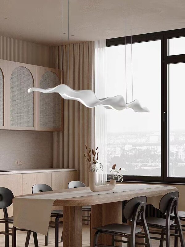 Theehuis Eetkamer Slaapkamer Led Hanglamp Armaturen Indoor Decor Verlichting Vintage Hars Blad Hanglampen