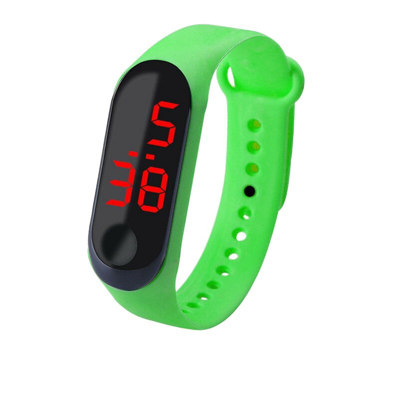 Часы наручные женские электронные с браслетом, модные спортивные брендовые Роскошные светодиодные электронные цифровые