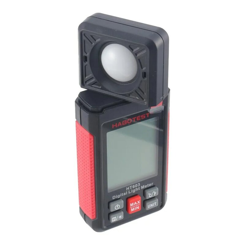 1pc habertest ht603 luxmeter digital medidor de iluminação lux tester analisador medidor de luz para a escola em casa escritório
