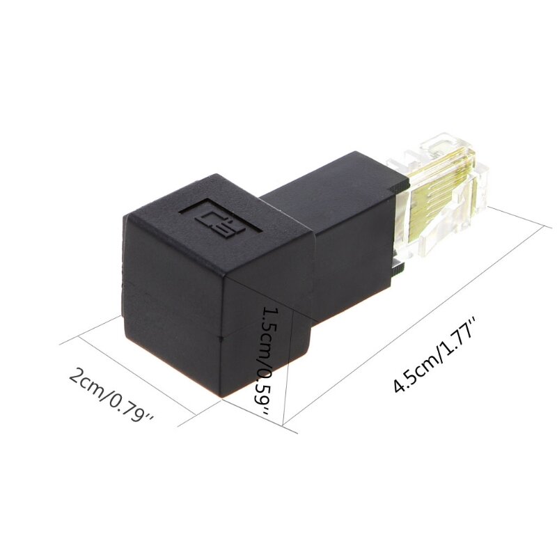 RJ45 Coupler Ethernet Coupler for Cat5e Ethernet Cable Extender Adapter Male to Female