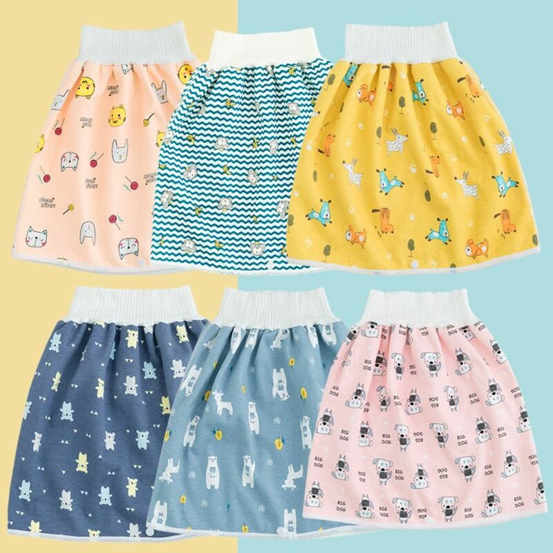Diapers Children Underwear Nappy Changing Cotton Pant Skirts 2 in 1  Diaper Baby Diapers Sleeping Bed Clothes Training Pants