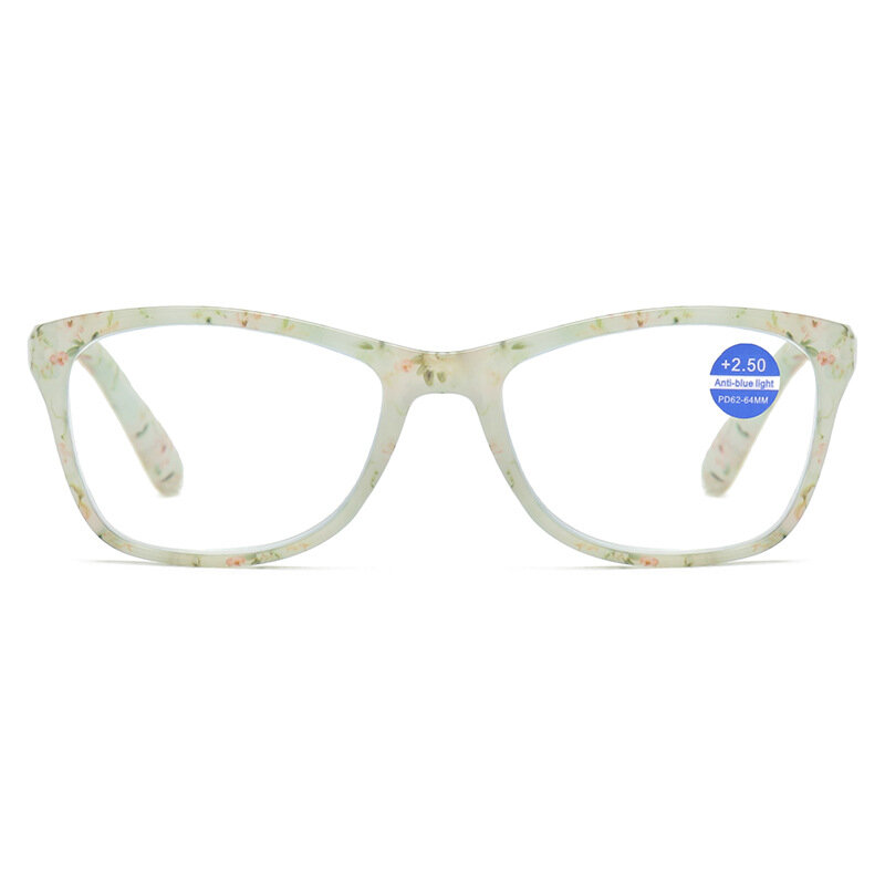 女性、拡大鏡、光、高精細、青色光、新しいデザインのためのファッショナブルな読書眼鏡