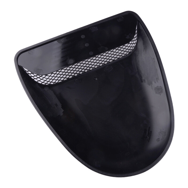 Universal Car Glossy Black Plastic Air Flow Intake Hood Scoop Vent Bonnet Decorative Cover
