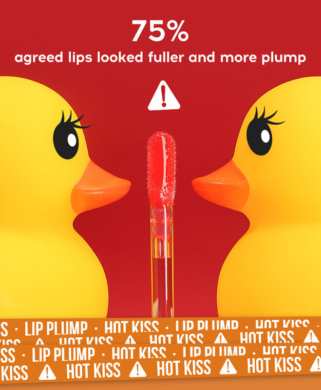 Brillo de labios de pato, lápiz Labial líquido nacarado, aceite esencial elástico, maquillaje Sexy para el cuidado de los labios