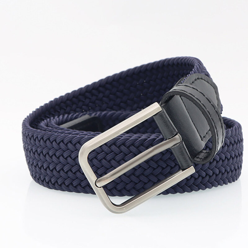Pretina tejida versátil para mujer, cinturilla estrecha de nailon de alta calidad para viajes de negocios y de diseñador, A3155