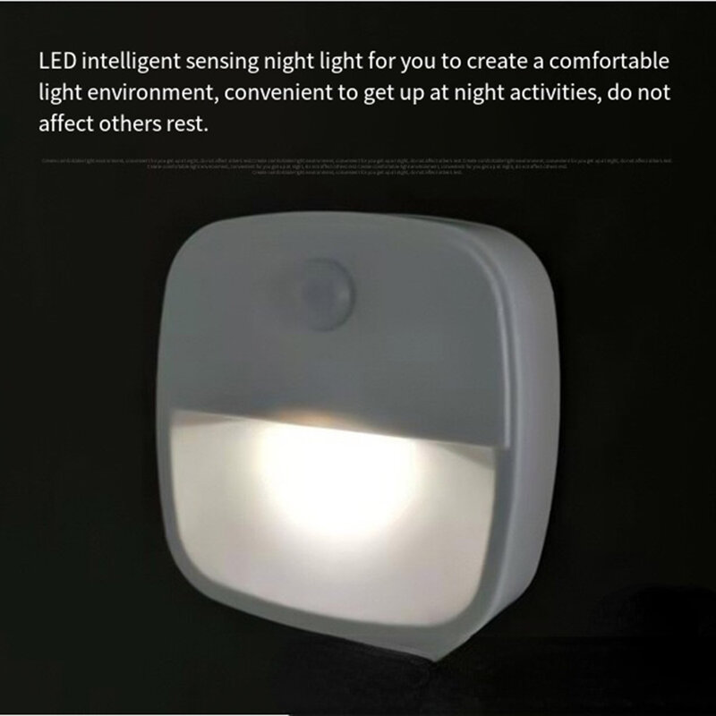 Human Body Mini Sensor LED Light Cabinet Wall Intelligent Sensor Night Light For Kitchen Room Stair Lamp Home decorations 센서등