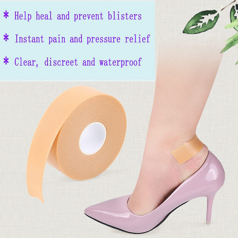 Pexmen Heel Protector Sticker Self-Adhesive Bandage Tape Heel Cushion for Blisters Irritation and Chafing Corn Pedicure Patch